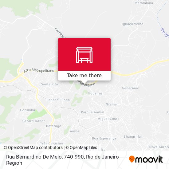 Rua Bernardino De Melo, 740-990 map