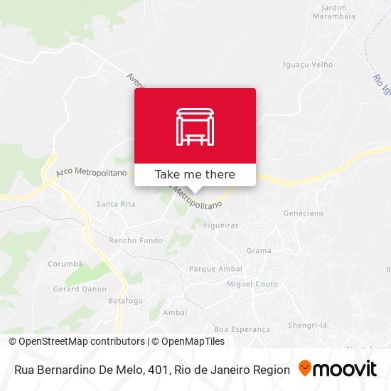 Rua Bernardino De Melo, 401 map