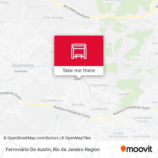 Ferroviário De Austin map