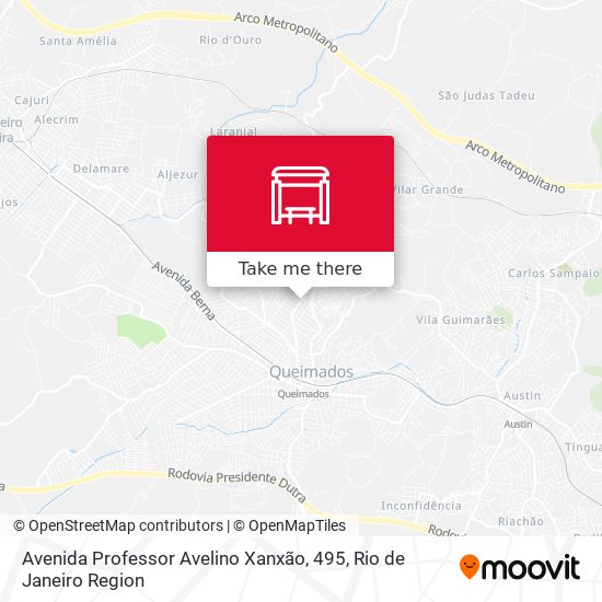 Avenida Professor Avelino Xanxão, 495 map