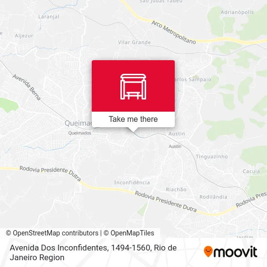 Avenida Dos Inconfidentes, 1494-1560 map