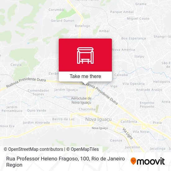 Rua Professor Heleno Fragoso, 100 map