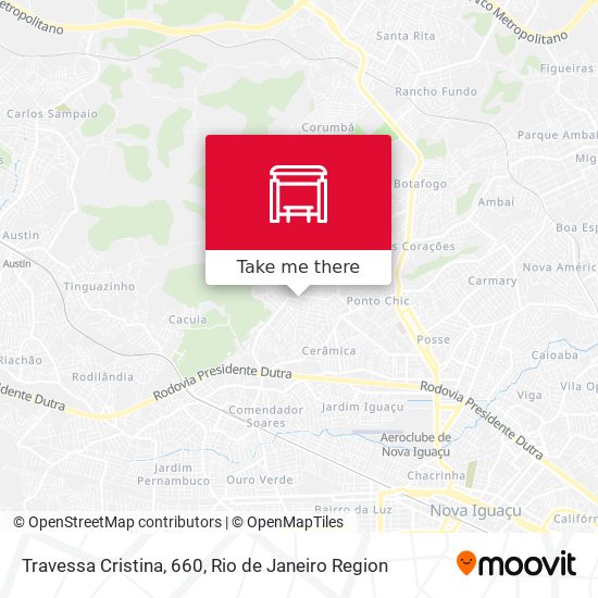 Travessa Cristina, 660 map