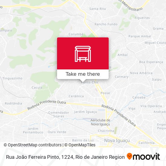 Rua João Ferreira Pinto, 1224 map