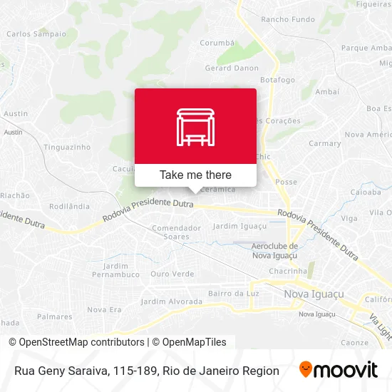 Rua Geny Saraiva, 115-189 map