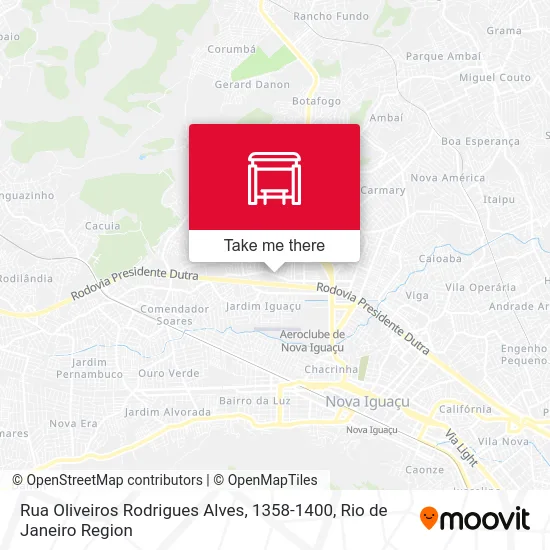 Rua Oliveiros Rodrigues Alves, 1358-1400 map