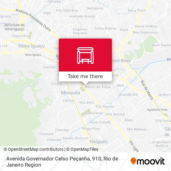 Avenida Governador Celso Peçanha, 910 map