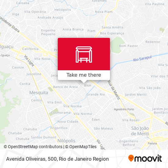 Avenida Oliveiras, 500 map