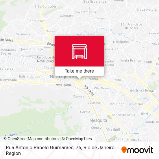Rua Antônio Rabelo Guimarães, 76 map