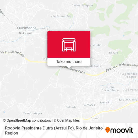 Rodovia Presidente Dutra (Artsul Fc) map