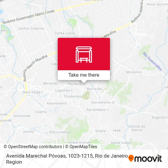Avenida Marechal Póvoas, 1023-1215 map