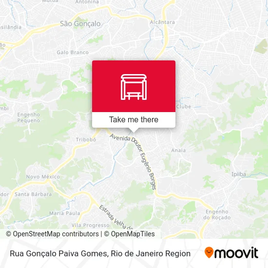 Rua Gonçalo Paiva Gomes map