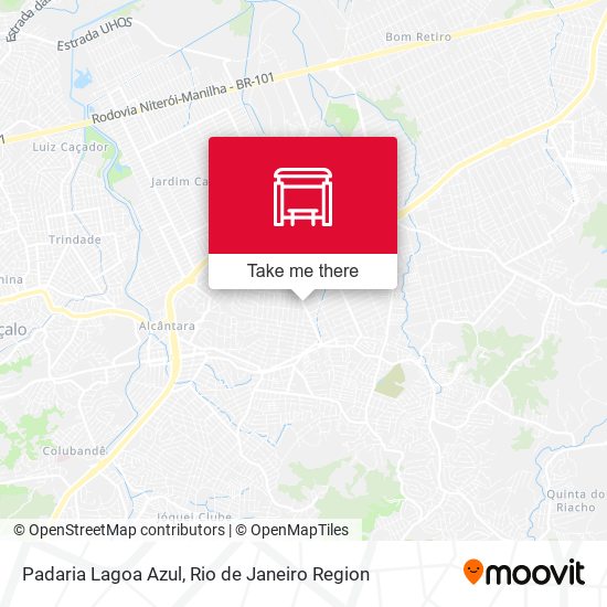 Padaria Lagoa Azul map