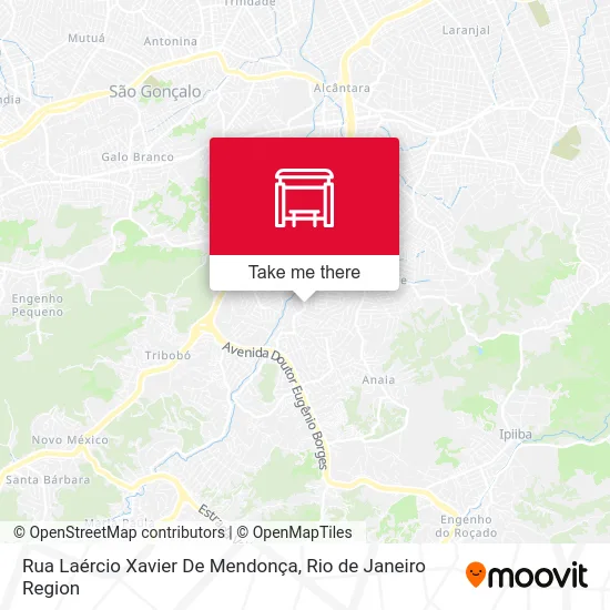 Rua Laércio Xavier De Mendonça map