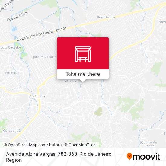 Avenida Alzira Vargas, 782-868 map