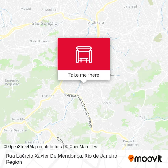 Rua Laércio Xavier De Mendonça map