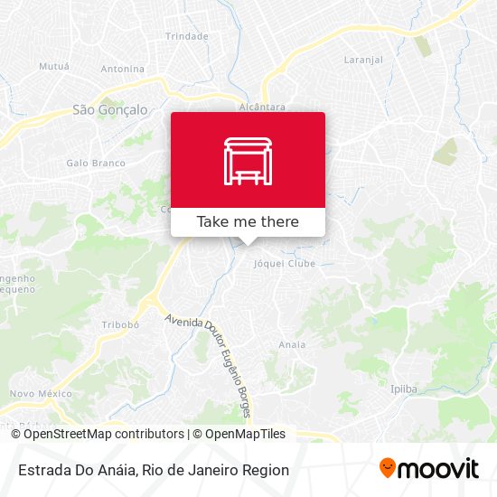 Estrada Do Anáia map