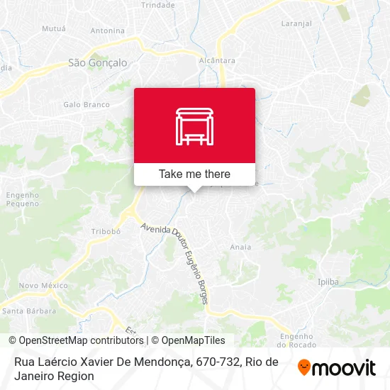 Rua Laércio Xavier De Mendonça, 670-732 map