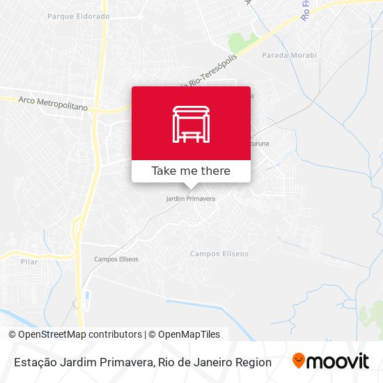 Estação Jardim Primavera map