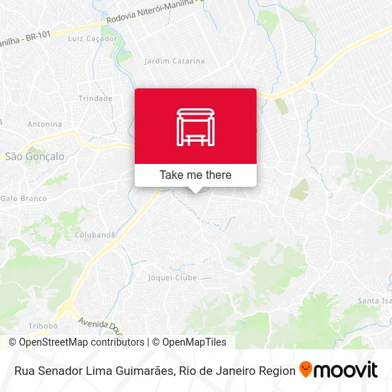Rua Senador Lima Guimarães map