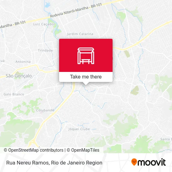 Rua Nereu Ramos map