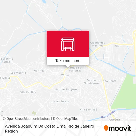 Avenida Joaquim Da Costa Lima map