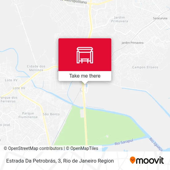 Estrada Da Petrobrás, 3 map