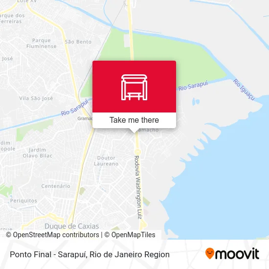 Ponto Final - Sarapuí map