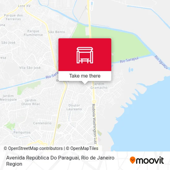 Avenida República Do Paraguai map