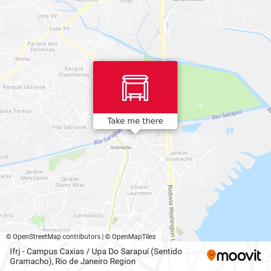 Ifrj - Campus Caxias / Upa Do Sarapuí (Sentido Gramacho) map