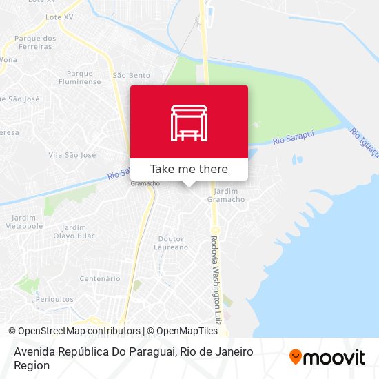 Avenida República Do Paraguai map