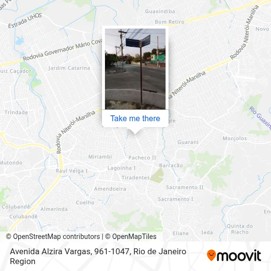Avenida Alzira Vargas, 961-1047 map