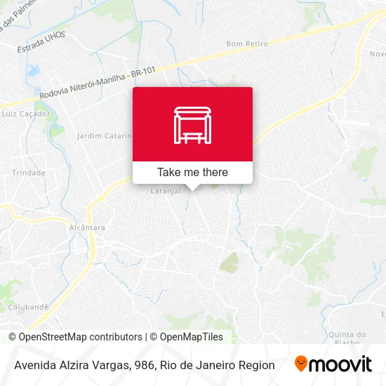 Avenida Alzira Vargas, 986 map