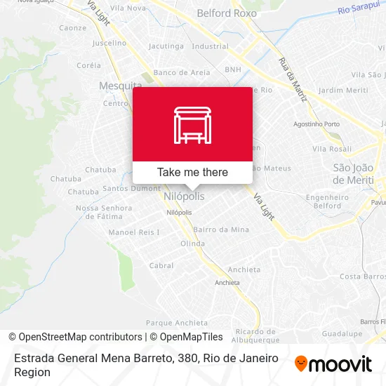 Estrada General Mena Barreto, 380 map