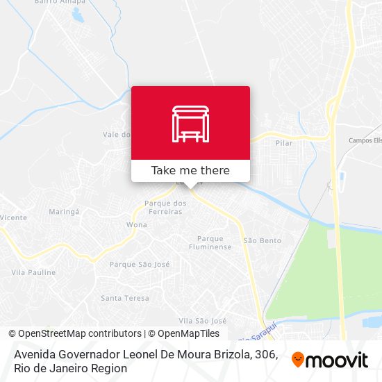 Avenida Governador Leonel De Moura Brizola, 306 map