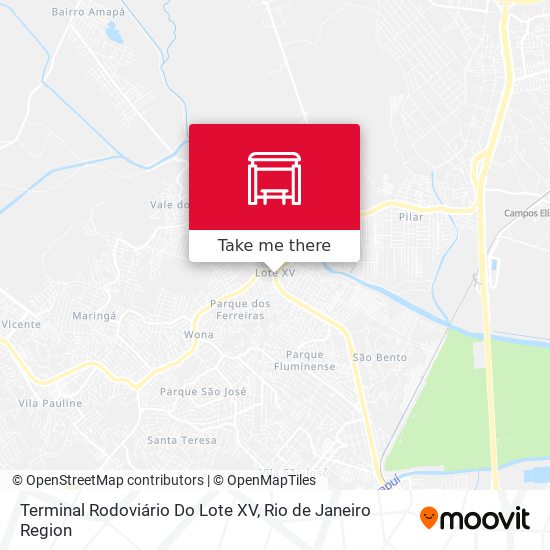 Mapa Terminal Rodoviário Do Lote XV