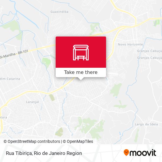Rua Tibiriça map