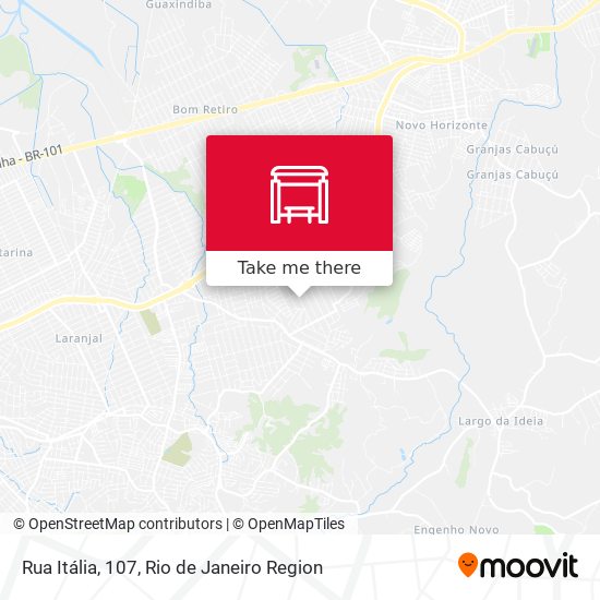 Rua Itália, 107 map