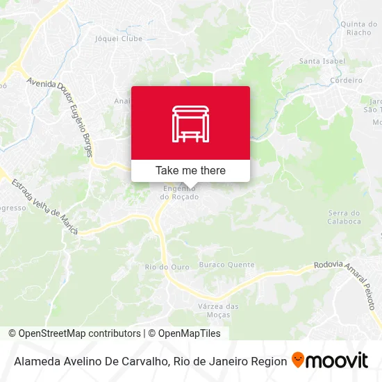 Alameda Avelino De Carvalho map