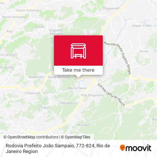Rodovia Prefeito João Sampaio, 772-824 map
