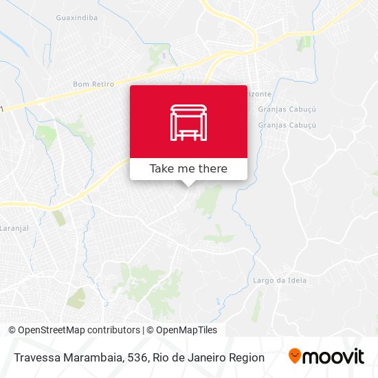 Travessa Marambaia, 536 map