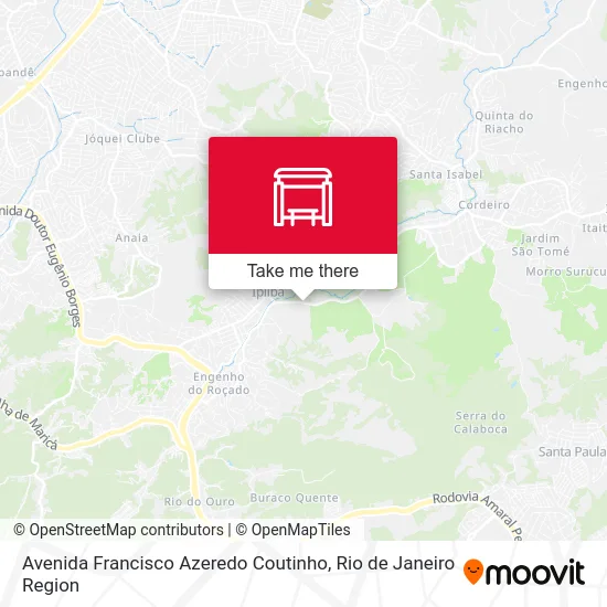 Avenida Francisco Azeredo Coutinho map