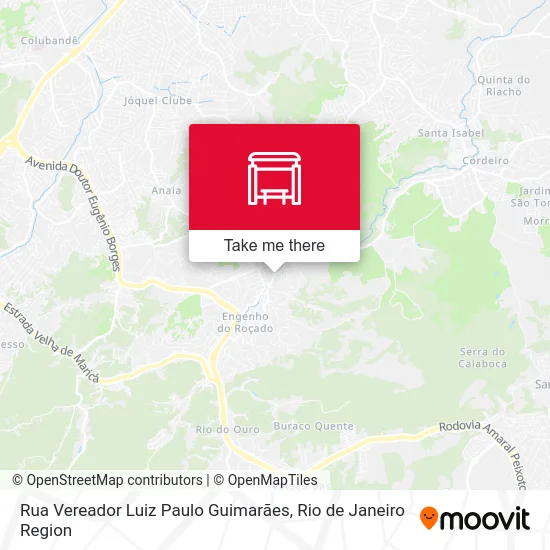 Rua Vereador Luiz Paulo Guimarães map