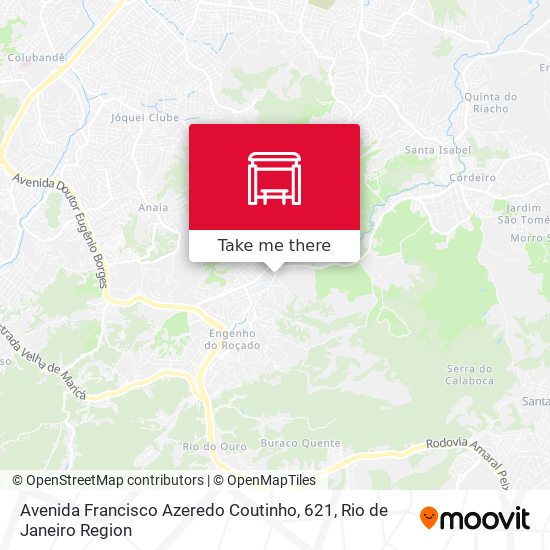 Avenida Francisco Azeredo Coutinho, 621 map