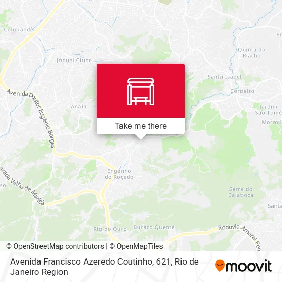 Avenida Francisco Azeredo Coutinho, 621 map