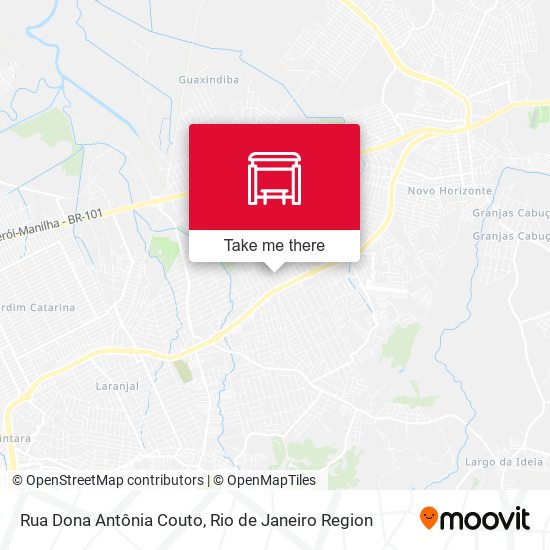 Rua Dona Antônia Couto map