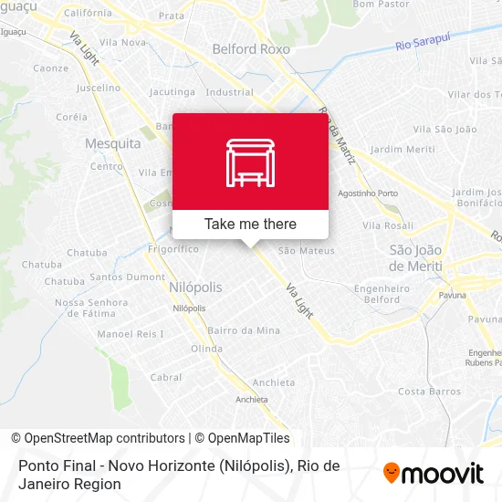 Ponto Final - Novo Horizonte (Nilópolis) map