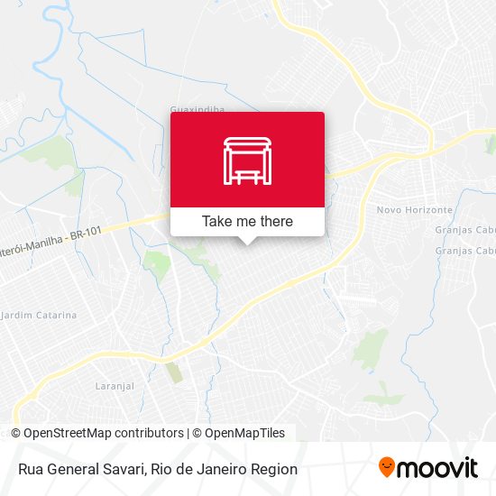Rua General Savari map
