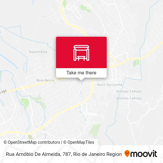 Rua Arnóbio De Almeida, 787 map