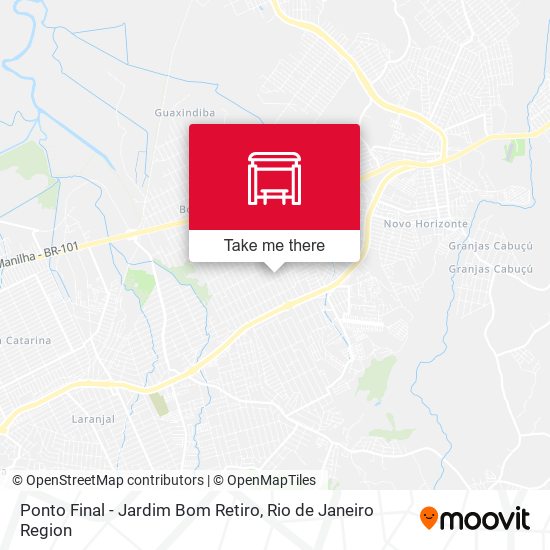 Ponto Final - Jardim Bom Retiro map